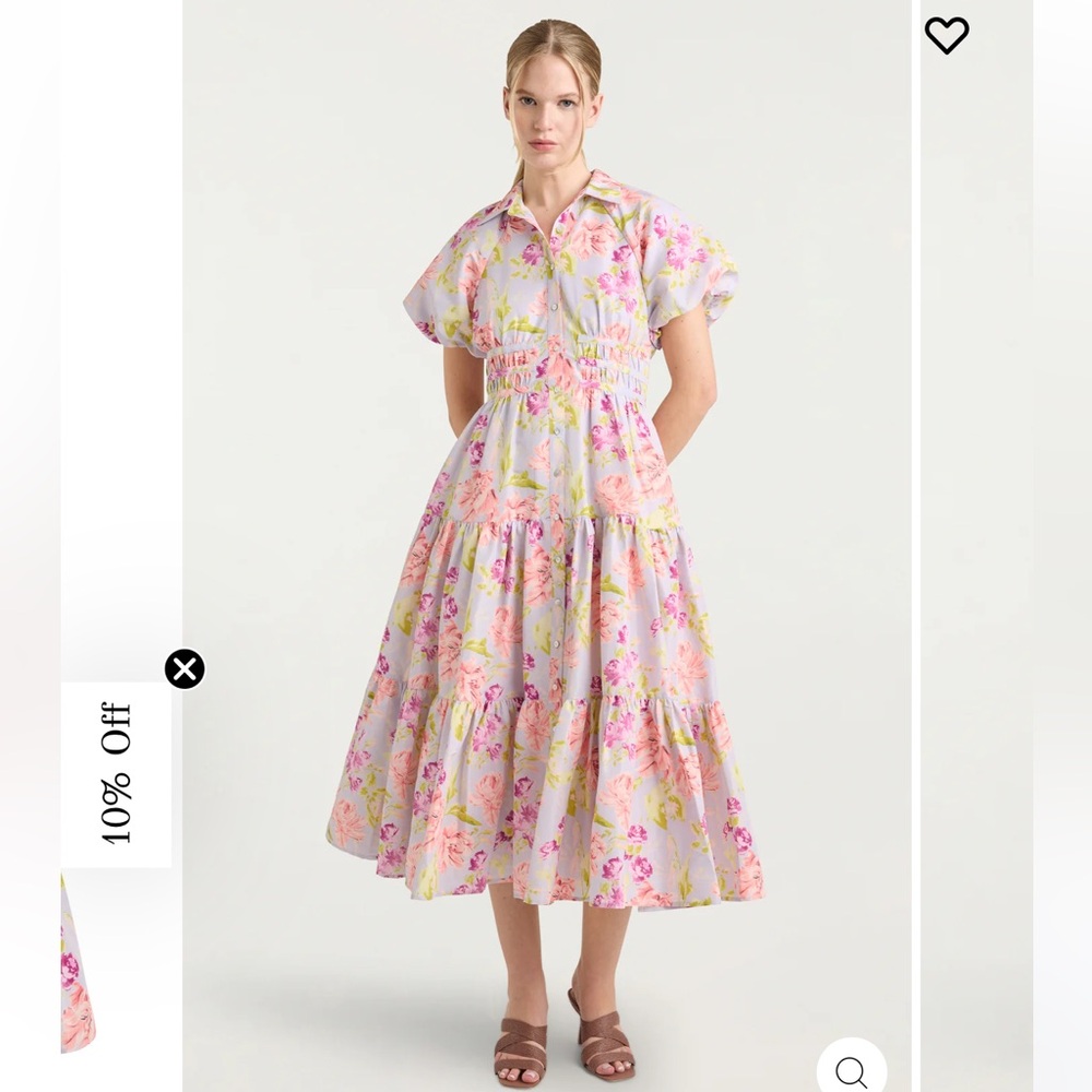 Cinq a Sept MIDNIGHT TULIPS MAGGIO DRESS
